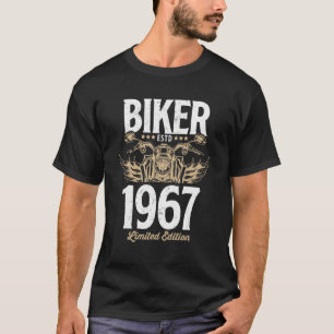 1967 Geborene Vintage Bikerinnen T-Shirt