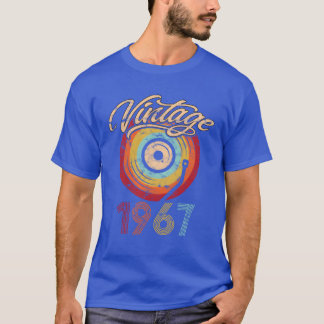 1967 Geburtstags Vinyl Vintage Geschenk T-Shirt