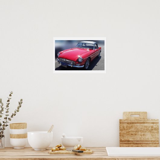 1967 MGB-Poster Poster (Küche)