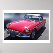 1967 MGB-Poster Poster (Vorne)