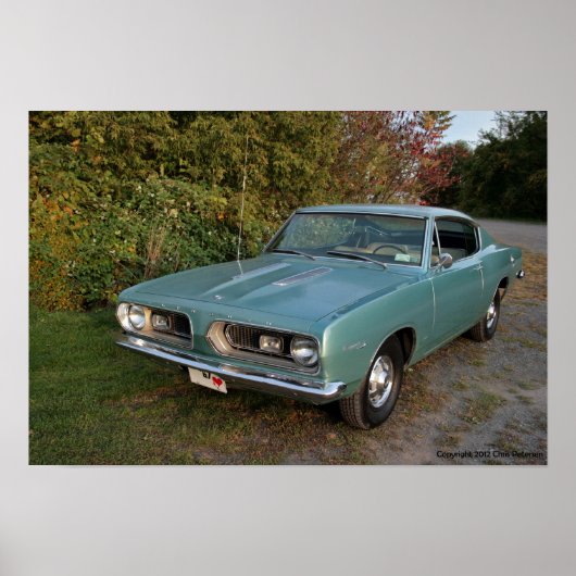 1967 Plymouth Barracuda Poster (Vorne)
