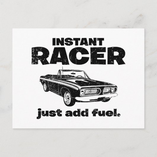 1967 Plymouth Barracuda Postkarte (Vorderseite)