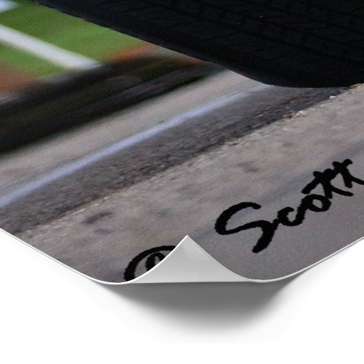 1967 Pontiac Firebird Poster (Ecke)