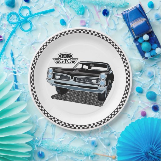 1967 Pontiac GTO Black Pappteller (Party)