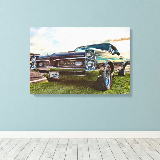 1967 Pontiac GTO Leinwanddruck (Insitu (Holzboden))