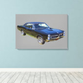 1967 Pontiac GTO Muscle Car Leinwanddruck (Insitu (Holzboden))