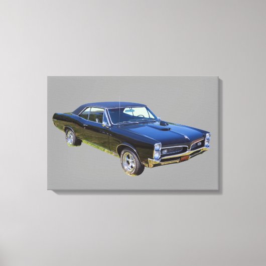 1967 Pontiac GTO Muscle Car Leinwanddruck (Vorderseite)