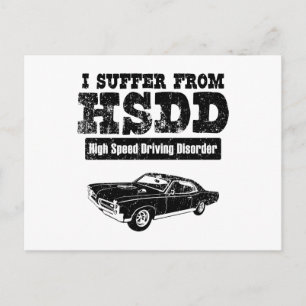 1967 Pontiac GTO Postkarte