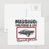 1967 Pontiac GTO Postkarte (Vorne/Hinten)