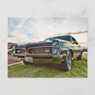 1967 Pontiac GTO Postkarte