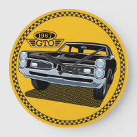 1967 Pontiac GTO Schwarzer HINTERGRUND FARBE EDITA