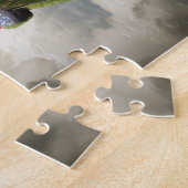 1967 Pontiac GTO und amerikanische Flagge Puzzle (Seite)