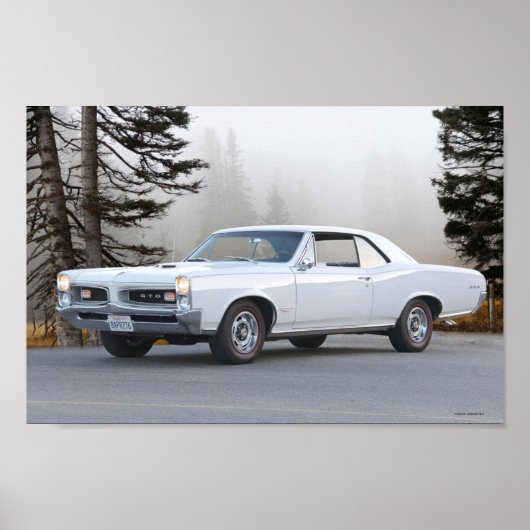 1967 Pontiac GTO White Goat II Poster (Vorne)