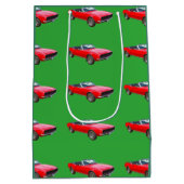 1967 rotes konvertierbares Camaro Muskel-Auto Mittlere Geschenktüte (Rückseite)