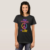1967 Summer Of Love Colourful Valentine's Day Cele T-Shirt (Vorne ganz)