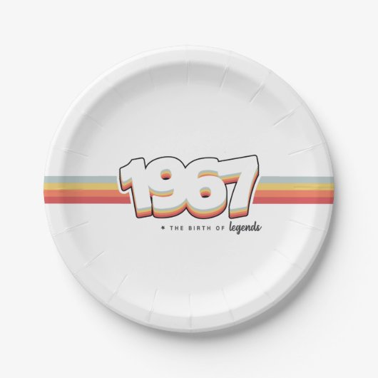 1967 The birth of legends Pappteller (Vorderseite)