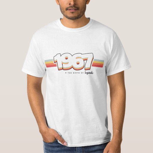 1967 The birth of legends T-Shirt (Vorderseite)