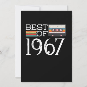 1967 Vintage 53. Geburtstagsjubiläumsgeschenk Einladung