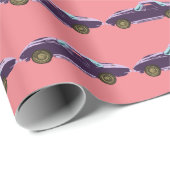 1967 Vintage Korvette Geschenkpapier (Rolleneckpunkt)