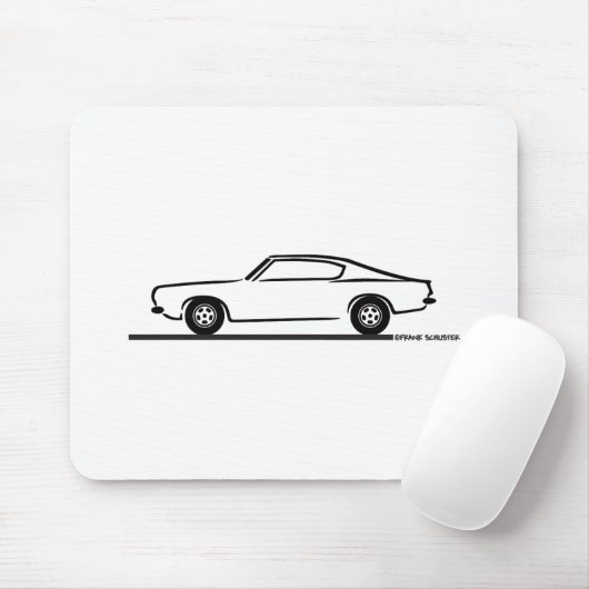 1968 1969 Plymouth Barracuda Mousepad (Mit Mouse)