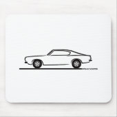 1968 1969 Plymouth Barracuda Mousepad (Vorne)