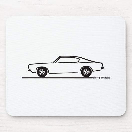 1968 1969 Plymouth Barracuda Mousepad (Vorne)