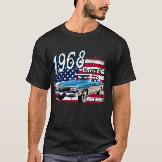 1968,68,Chevelle,SS,396,4.,july,amerikanisch T-Shirt (Vorderseite)