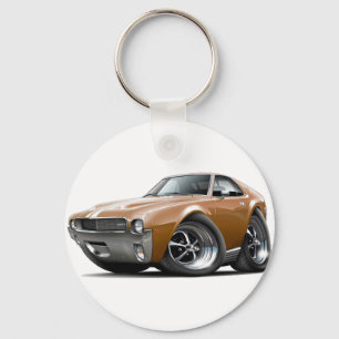 1968-69 AMX Brown-Weißes Auto Schlüsselanhänger