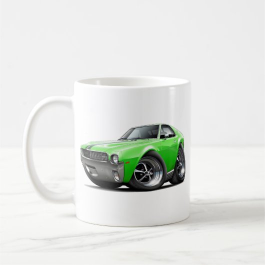 1968-69 AMX Limon-Schwarzes Auto Kaffeetasse (Links)