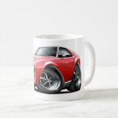 1968-69 AMX Rot-Weißes Auto Kaffeetasse (VorderseiteRechts)