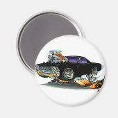1968-69 El Camino Black Truck Magnet (Vorderseite/Rückseite)