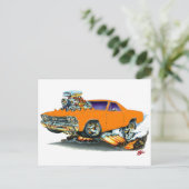 1968-69 El Camino Orange Truck Postkarte (Stehend Vorderseite)