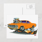 1968-69 El Camino Orange Truck Postkarte (Vorne/Hinten)