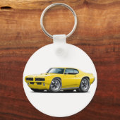 1968-69 GTO Gelber Wagen Schlüsselanhänger (Vorderseite)