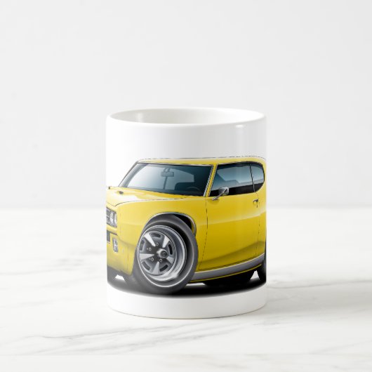 1968-69 GTO gelbes Auto Kaffeetasse (Mittel)
