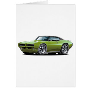 1968-69 GTO Green-Black Top Car