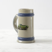 1968-69 GTO grünes Kabriolett Bierglas (Vorderseite Links)