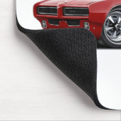 1968-69 GTO kastanienbraunes Kabriolett Mousepad (Ecke)