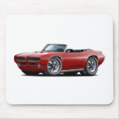1968-69 GTO kastanienbraunes Kabriolett Mousepad (Vorne)
