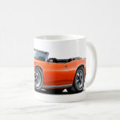 1968-69 GTO orange Kabriolett Kaffeetasse (VorderseiteRechts)