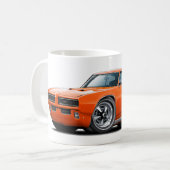 1968-69 GTO Orangen-Auto Kaffeetasse (Vorderseite Links)