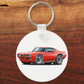 1968-69 GTO Red Car Schlüsselanhänger (Vorderseite)