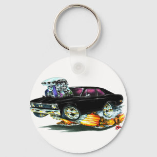 1968-70 Nova Black Car Schlüsselanhänger