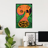 1968 Anti-Drogen-Propagandaplakat Werden sie sich  Poster (Heimbüro)