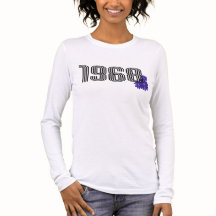 1968 Blume Power Friedenszeichen Hippie Lila