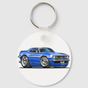 1968 Camaro Blauweißer Wagen Schlüsselanhänger