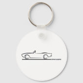 1968 Camaro Convertible BLK Schlüsselanhänger (Vorderseite)