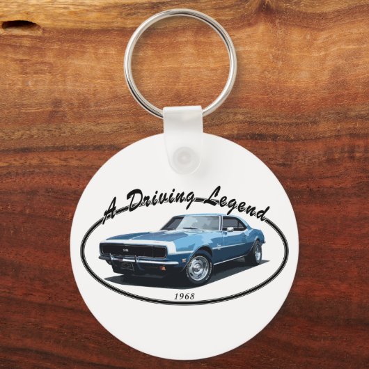 1968 CAMARO SS SCHWARZ SCHLÜSSELANHÄNGER (Vorderseite)