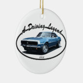 1968 CAMARO SS SCHWARZES KERAMIK ORNAMENT (Rechts)