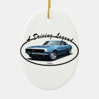 1968 CAMARO SS SCHWARZES KERAMIKORNAMENT